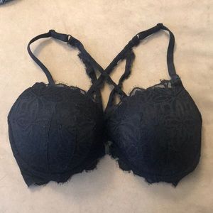 Strappy back BS PINK Push Up Bra